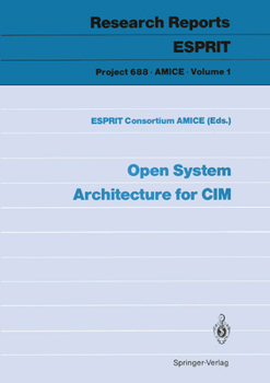 Paperback Open System Architecture for CIM Book