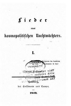 Paperback Lieder Eines Kosmopolitischen Nachtwächters [German] Book