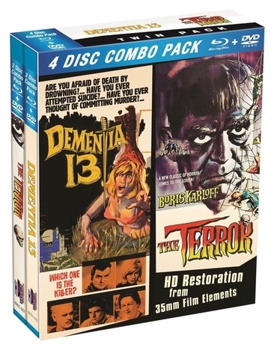 Blu-ray The Terror / Dementia 13 Book