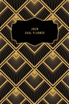 Paperback 2020 Goal Planner: 2020 Dated Goal Planner Focus Weekly Monthly Book