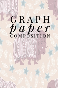 Graph Paper Composition Notebook: Graph Paper 6" x 9" Artic Animal Design Quad Ruled 4x4,Grid Paper for school student,office,kids Notebooks