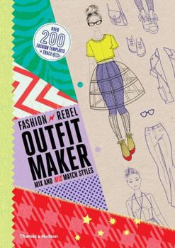 Hardcover Fashion Rebel Outfit Maker: Mix and Mismatch Styles Book