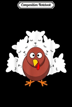 Composition Notebook: Turkey Llama Funny Thanksgiving Fall Gift For Men Womens Kid  Journal/Notebook Blank Lined Ruled 6x9 100 Pages