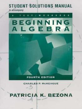 Paperback Student Solutions Manual to Accompany "Beginning Algebra" Book