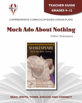 Paperback Much Ado About Nothing - Teacher Guide by Novel Units Book