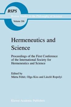 Paperback Hermeneutics and Science Book