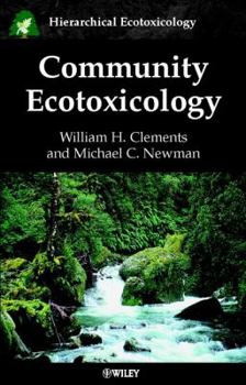 Hardcover Community Ecotoxicology Book