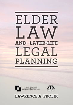 Paperback Elder Law and Later-Life Legal Planning Book