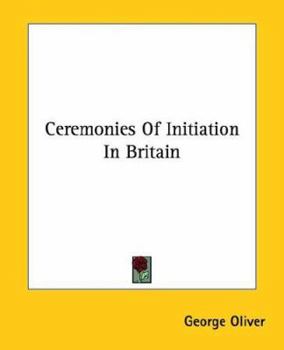 Paperback Ceremonies Of Initiation In Britain Book