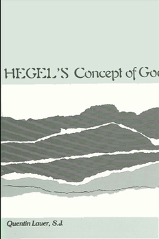 Hardcover Hegel's Concept of God Book