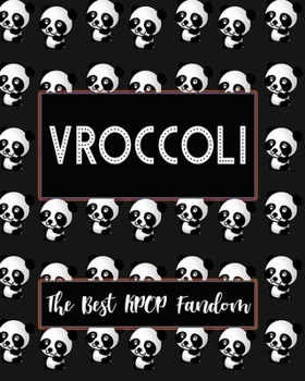 Paperback VROCCOLI The Best KPOP Fandom: Best KPOP Gift Fans Cute Panda Monthly Planner 8"x10" Book 110 Pages Book