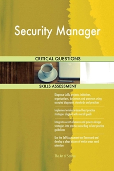 Paperback Security Manager Critical Questions Skills Assessment Book