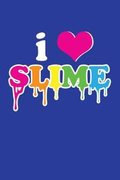 Paperback I Love Slime: Wide Ruled Composition Notebook Blank Lined Journal Book