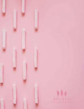 Notebook: Pink cover and Dot Graph Line Sketch pages, Extra large (8.5 x 11) inches, 110 pages, White paper, Sketch, Draw and Paint