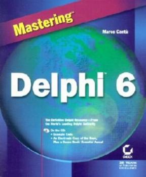 Paperback Mastering Delphi 6 [With CD-ROM] Book