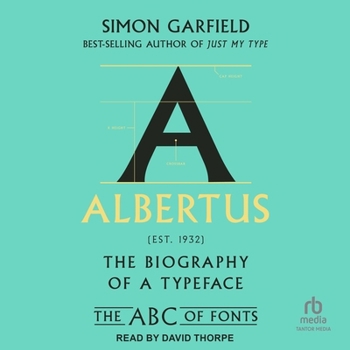 MP3 CD Albertus: The Biography of a Typeface Book