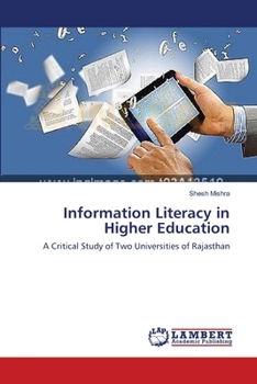 Paperback Information Literacy in Higher Education Book