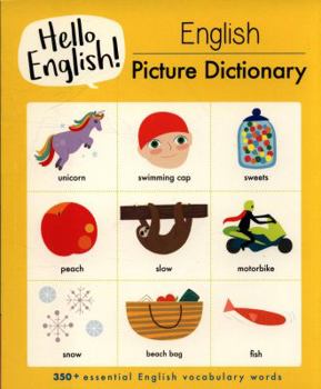 Paperback English Picture Dictionary Book