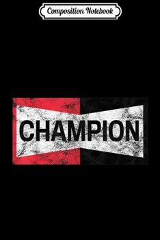Composition Notebook: Distressed Champion Motor Sports Retro Spark Plug Gift  Journal/Notebook Blank Lined Ruled 6x9 100 Pages