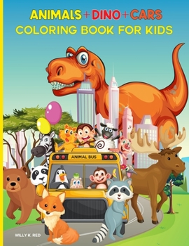 Paperback Animal Coloring Book for Kids: Animals Activity Book for Kids Ages 2-4 and 4-8, Boys or Girls, with 20 High Quality Illustrations of Animals. Book