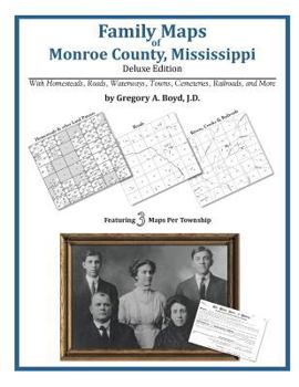 Paperback Family Maps of Monroe County, Mississippi Book