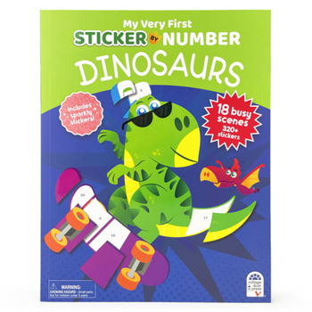Paperback Dinosaurs: My Very First Sticker by Number Book