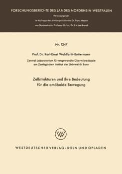 Paperback Zellstrukturen Und Ihre Bedeutung Für Die Amöboide Bewegung [German] Book