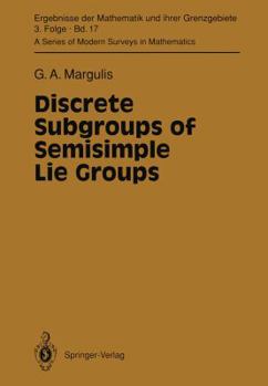 Paperback Discrete Subgroups of Semisimple Lie Groups Book