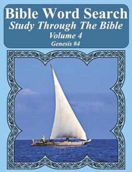 Paperback Bible Word Search Study Through The Bible: Volume 4 Genesis #4 [Large Print] Book