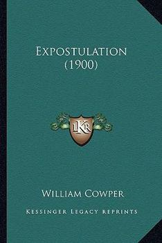 Paperback Expostulation (1900) Book