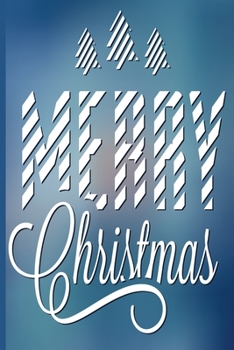 Paperback Merry Christmas: Holiday Planner 2019 - November-December Monthly Calendar - Blue White Christmas Trees Book