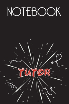 Paperback TUTOR Notebook, Simple Design: Notebook /Journal Gift, Simple Cover Design,100 pages, 6x9, Soft cover, Mate Finish Book