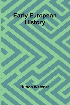 Paperback Early European History Book