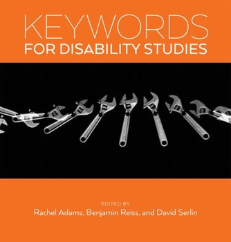 Paperback Keywords for Disability Studies Book