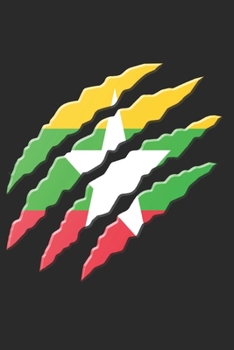 Paperback Myanmar Notebook: Myanmar Notebook - college book - diary - journal - booklet - memo - composition book - 120 sheets - Dot Grid paper 6x Book