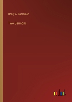 Paperback Two Sermons Book