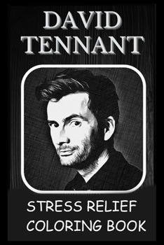 Paperback Stress Relief Coloring Book: Colouring David Tennant Book