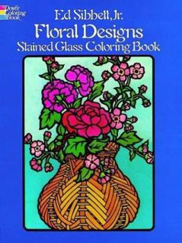 Paperback Floral Designs Stained Glass Coloring Book