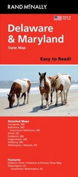 Loose Leaf Rand McNally Easy to Read: Delaware, Maryland State Map Book