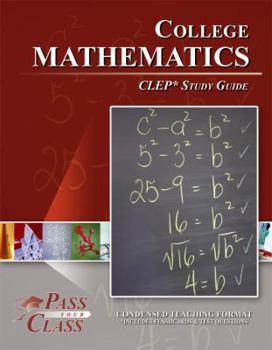 Paperback College Mathematics CLEP Test Study Guide Book
