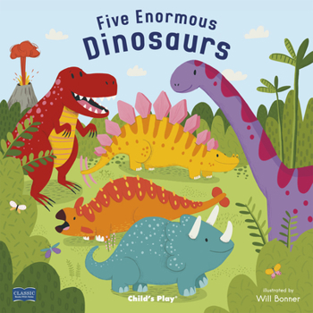 Board book Five Enormous Dinosaurs Book