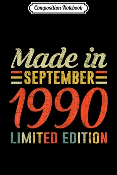 Paperback Composition Notebook: September 1998 s 21 Yrs Old 21st Bday Gift For Him Her Journal/Notebook Blank Lined Ruled 6x9 100 Pages Book