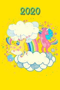 2020: My personal organizer 2020 with Unicorn Design  | personal organizer 2020 | weekly   calendar 2020| monthly calendar for 2020 in hand pocket size