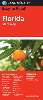 Map Rand McNally Easy to Read! Florida State Map Book