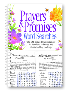 Spiral-bound Prayers & Promises Word Searches Book