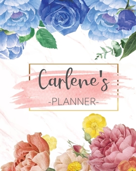 Carlene's Planner: Monthly Planner 3 Years January - December 2020-2022 | Monthly View | Calendar Views Floral Cover - Sunday start