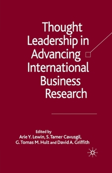 Paperback Thought Leadership in Advancing International Business Research Book