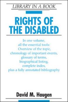 Hardcover Rights of the Disabled Book