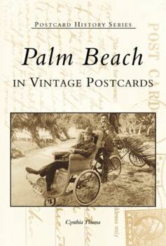 Paperback Palm Beach in Vintage Postcards Book
