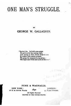 Paperback One man's struggle Book